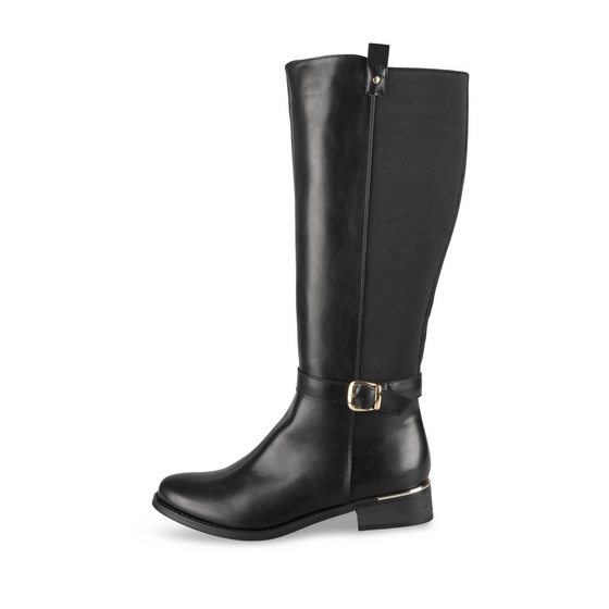 Laarzen_avec_talon ZWART Dames