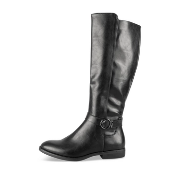 Laarzen_avec_talon ZWART Dames