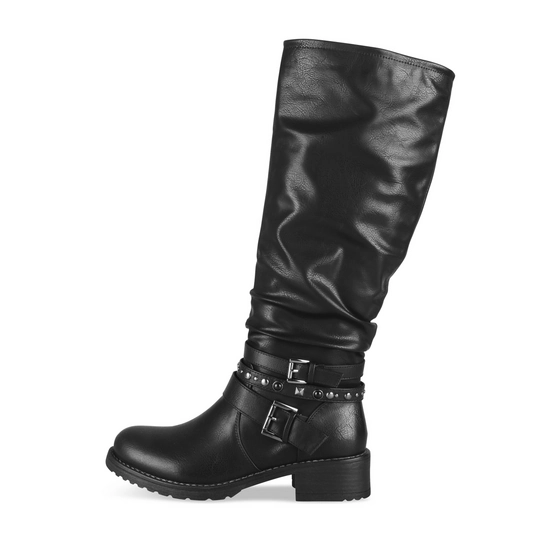 Laarzen_avec_talon ZWART Dames