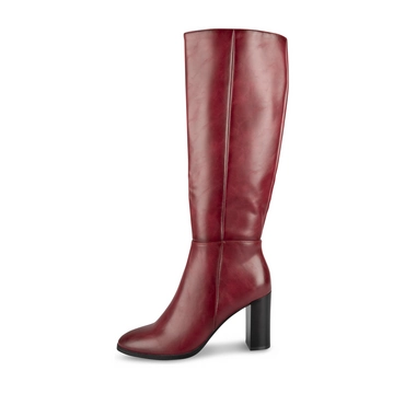 Laarzen_avec_talon ROOD Dames