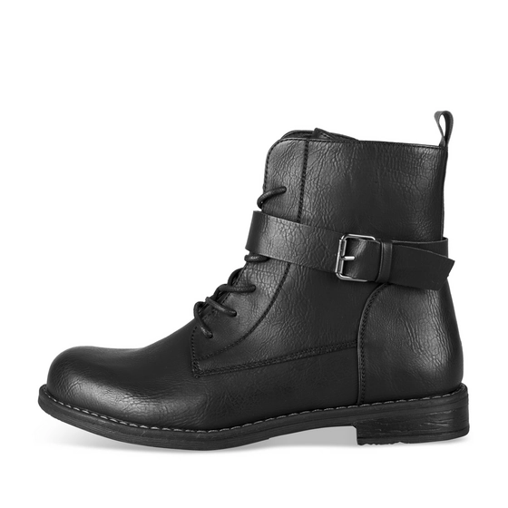 Enkellaarsjes ZWART Dames