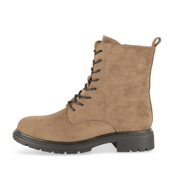 Enkellaarsjes BEIGE Dames
