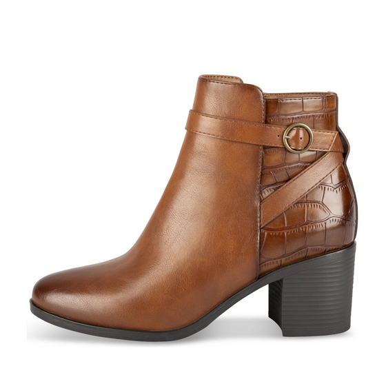 Bottines COGNAC Femme
