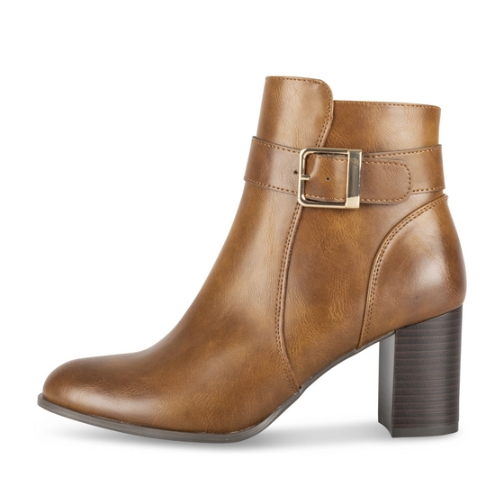Bottines COGNAC Femme