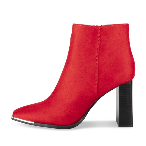Enkellaarsjes ROOD Dames