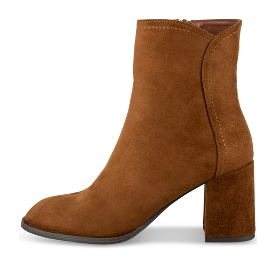 Enkellaarsjes COGNACKLEUR Dames