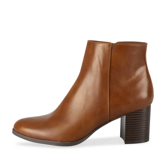 Bottines COGNAC Femme