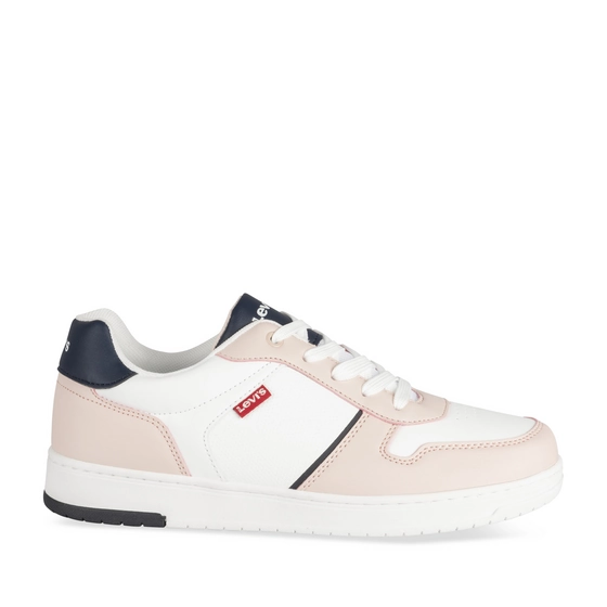 Baskets BLANC/ROSE Femme