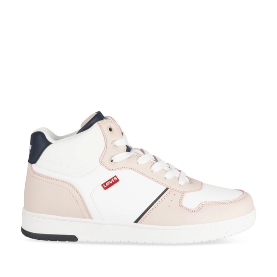 Baskets BLANC/ROSE Femme