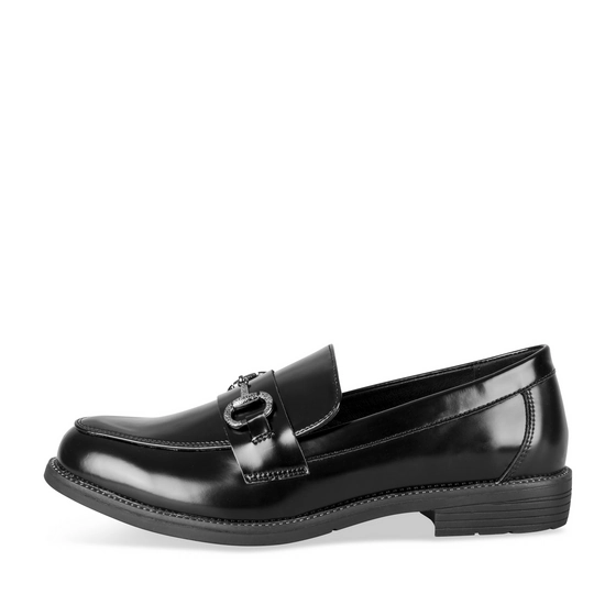 Mocassins_avec_talon ZWART Dames
