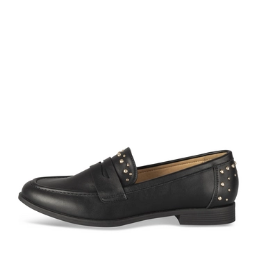 Mocassins_avec_talon ZWART Dames