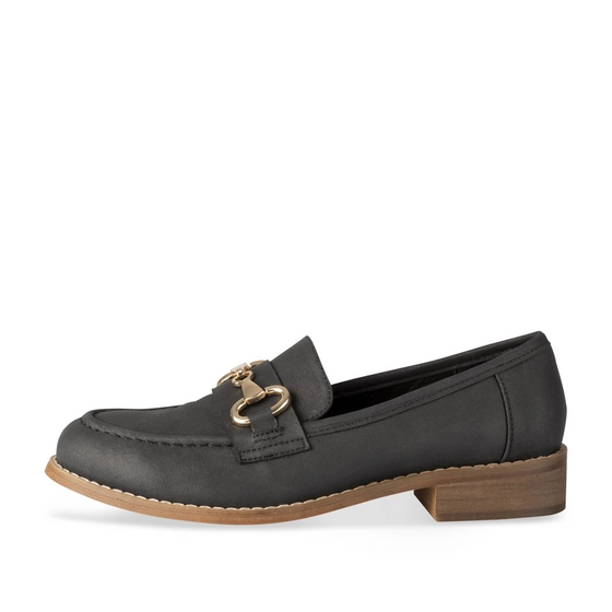 Mocassins_avec_talon ZWART Dames