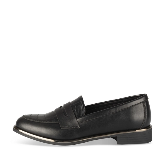 Mocassins_avec_talon ZWART Dames