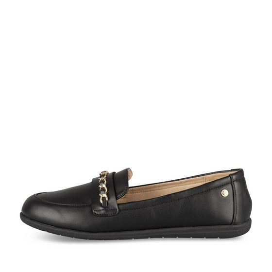 Mocassins_avec_talon ZWART Dames