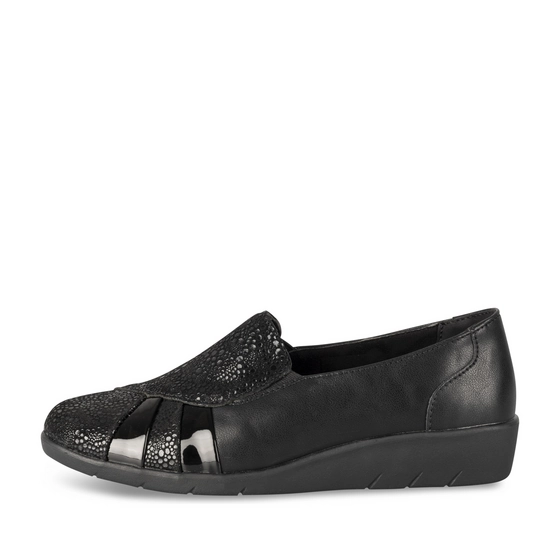Mocassins_avec_talon ZWART Dames