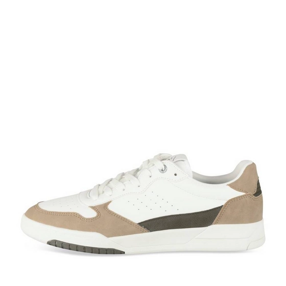Baskets BLANC/MARRON Homme