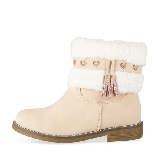 Enkellaarsjes BEIGE Meisjes