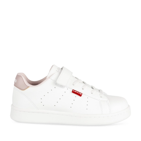 Baskets BLANC/ROSE Fille
