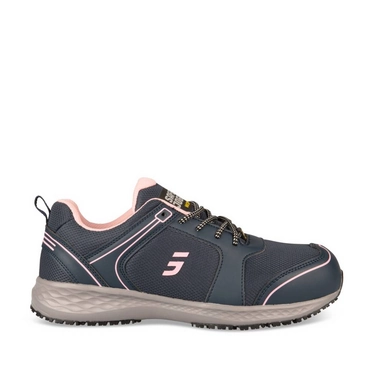Veiligheidsschoenen NAVY/ROZE Dames