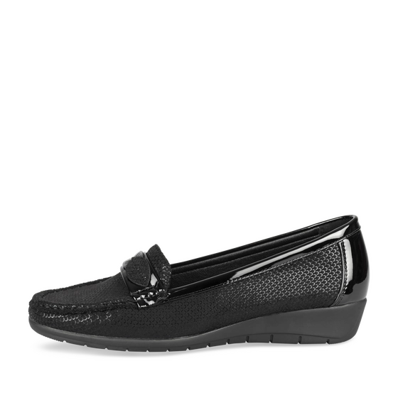 Mocassins_avec_talon ZWART Dames