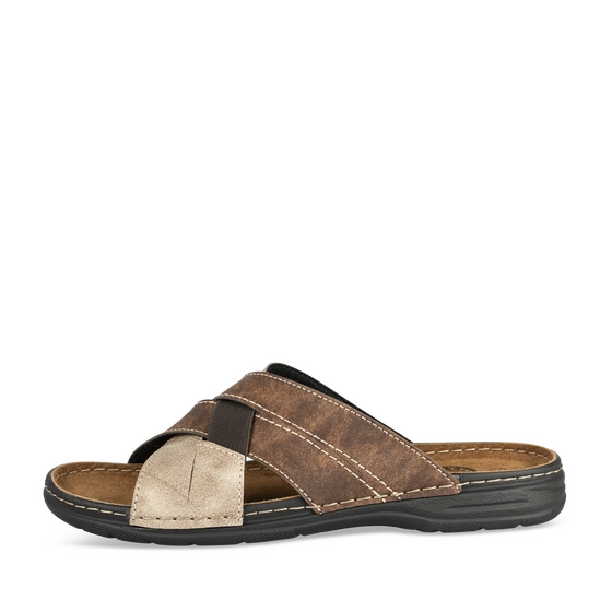 Slippers KASTANJEBRUIN Heren