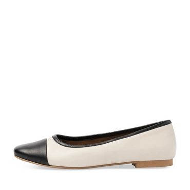 Ballerines NOIR/BEIGE Femme