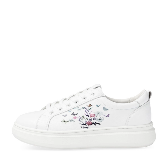 Baskets BLANC/MULTICO Femme