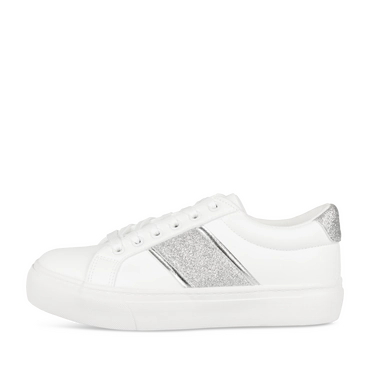 Sneakers WIT/ZILVER Dames