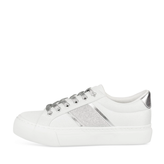 Sneakers WIT/ZILVER Dames