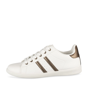 Sneakers WIT/KASTANJEBRUIN Dames