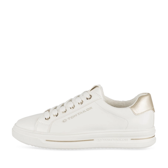 Baskets BLANC/OR Femme