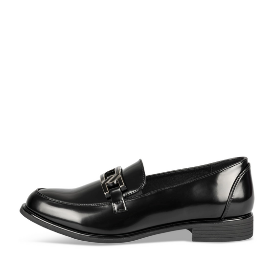 Mocassins_avec_talon ZWART Dames