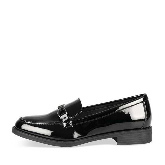 Mocassins_avec_talon ZWART Dames