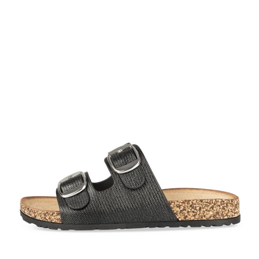 Slippers_avec_talon ZWART Dames