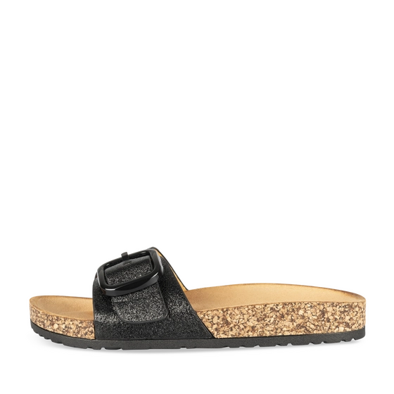 Slippers_avec_talon ZWART Dames
