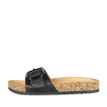 Slippers_avec_talon ZWART Dames