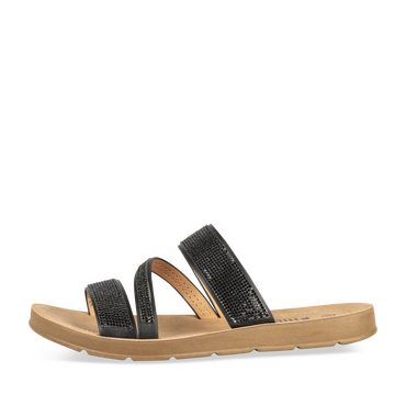 Slippers_avec_talon ZWART Dames