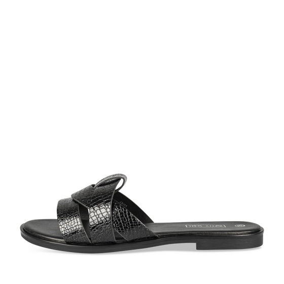 Slippers_avec_talon ZWART Dames