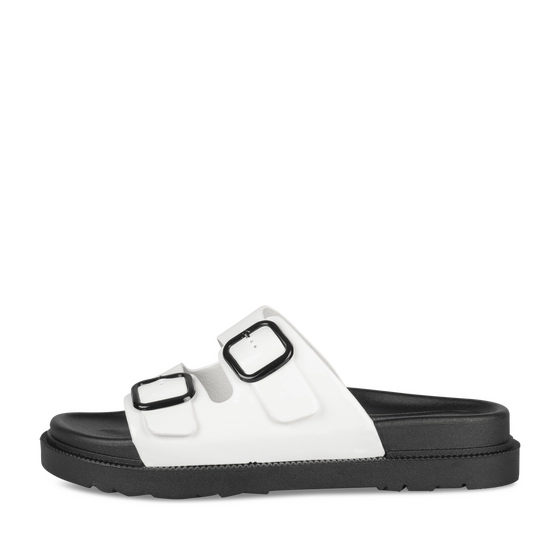 Mules BLANC/NOIR Femme