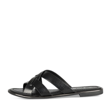 Slippers_avec_talon ZWART Dames