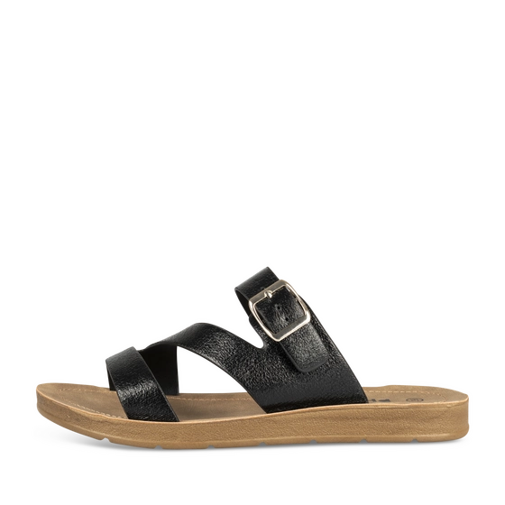 Slippers_avec_talon ZWART Dames