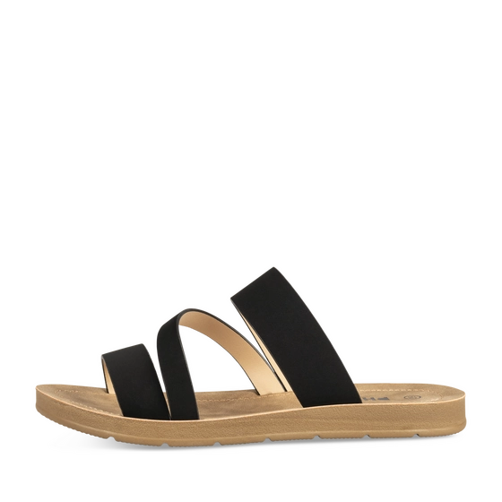 Slippers_avec_talon ZWART Dames