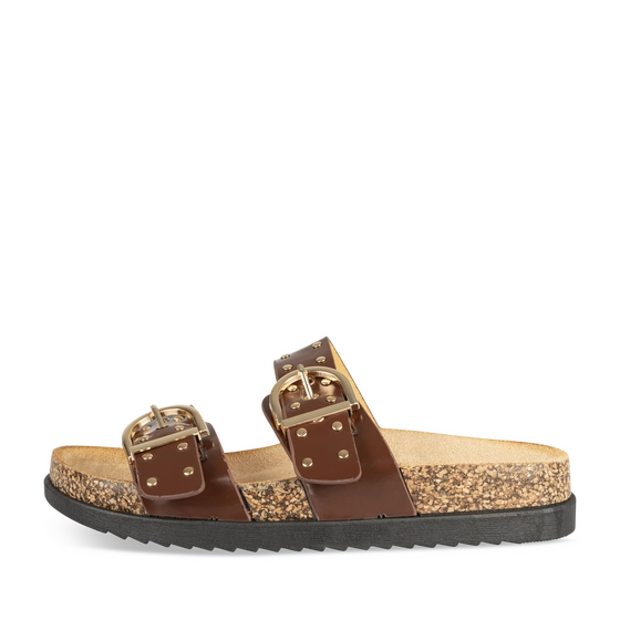 Mules MARRON Femme