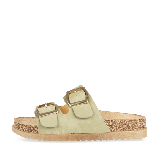Mules VERT Femme