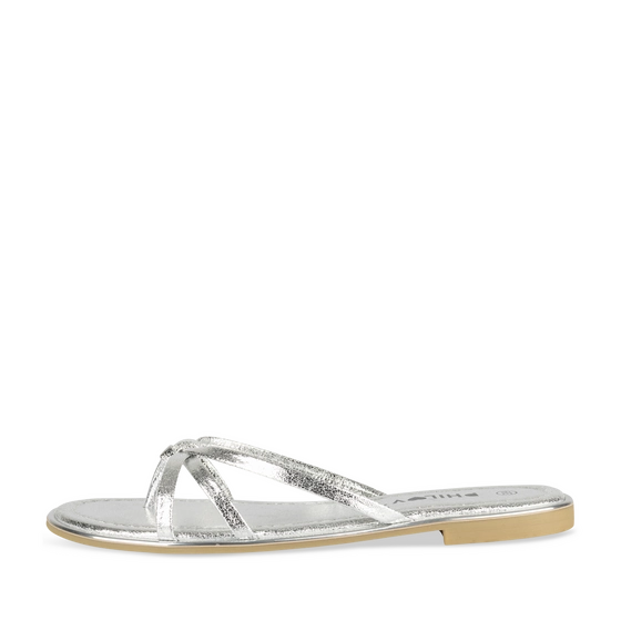 Tongs ARGENT Femme