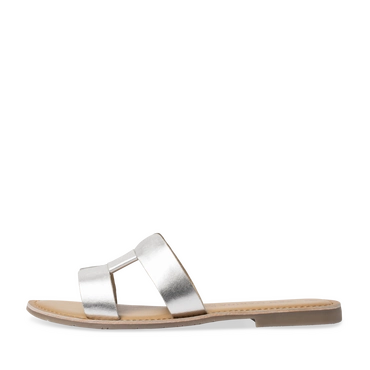 Slippers_avec_talon ZILVER Dames