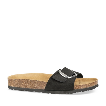 Slippers_avec_talon ZWART Dames