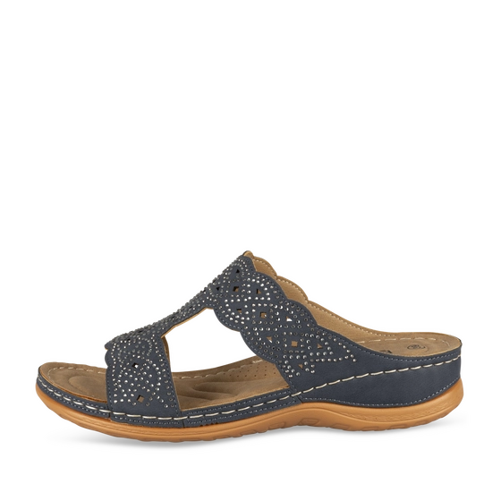 Slippers_avec_talon NAVY Dames