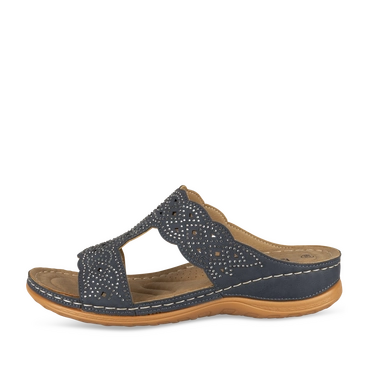 Slippers_avec_talon NAVY Dames
