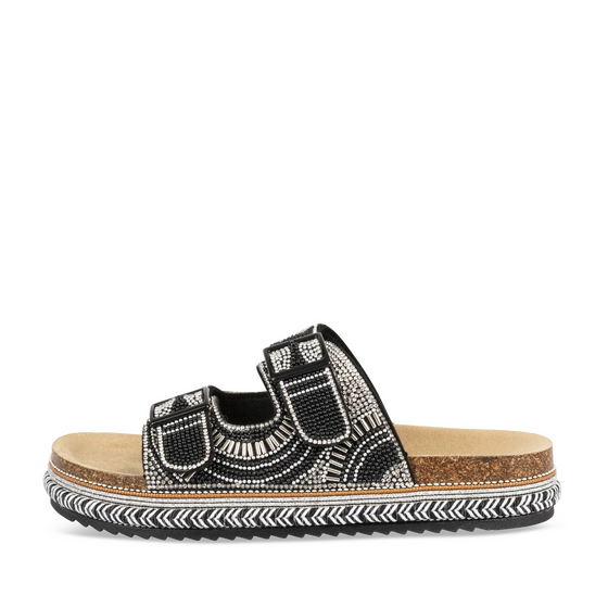 Slippers_avec_talon ZWART Dames